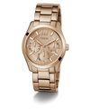 GW0760L3 GUESS Ladies Rose Gold Tone Multi-function Watch angle