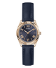 GW0761L2 GUESS Ladies Blue Rose Gold Tone Analog Watch