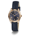 GW0761L2 GUESS Ladies Blue Rose Gold Tone Analog Watch angle