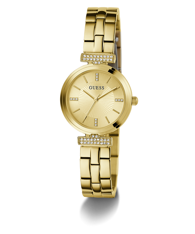 GW0762L2 GUESS Ladies Gold Tone Analog Watch angle