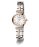 GW0762L4 GUESS Ladies 2-Tone Rose Gold Tone Analog Watch angle