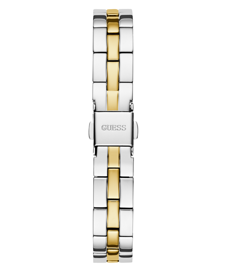 GW0762L5 GUESS Ladies 2-Tone Gold Tone Analog Watchback