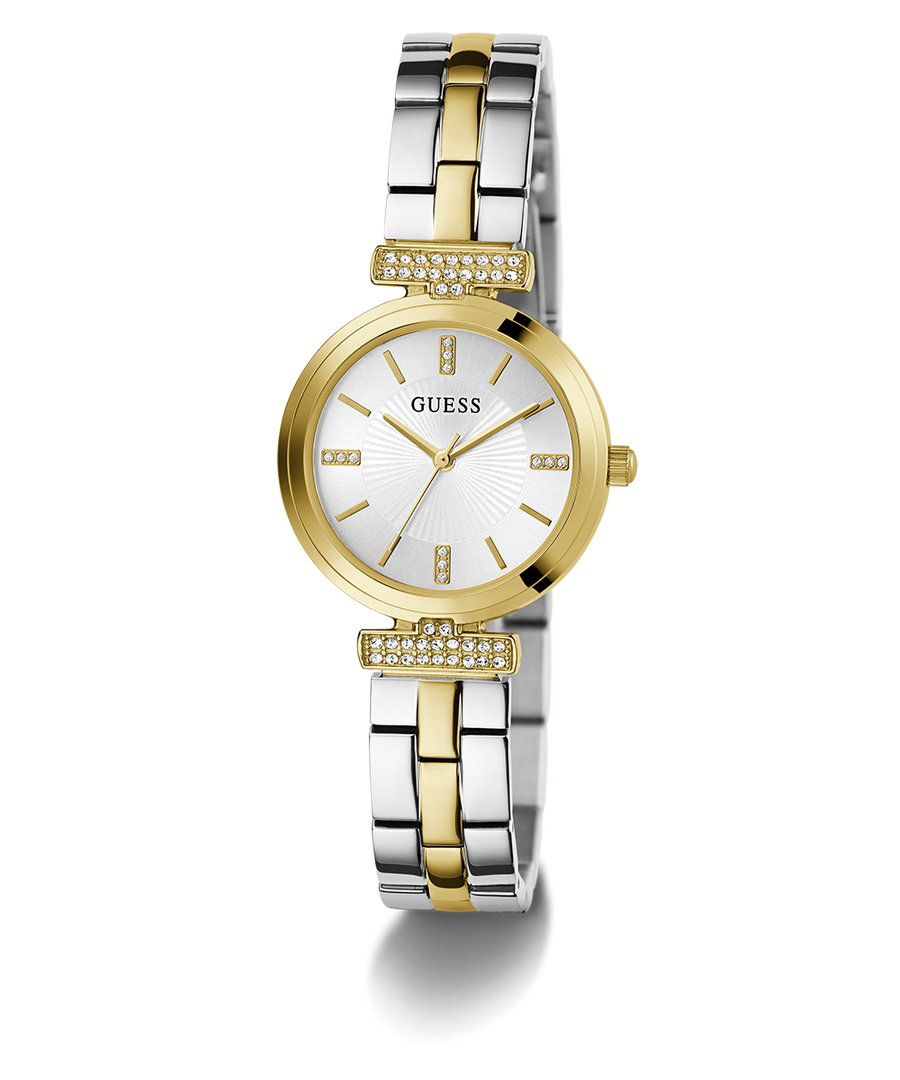 GW0762L5 GUESS Ladies 2-Tone Gold Tone Analog Watch angle