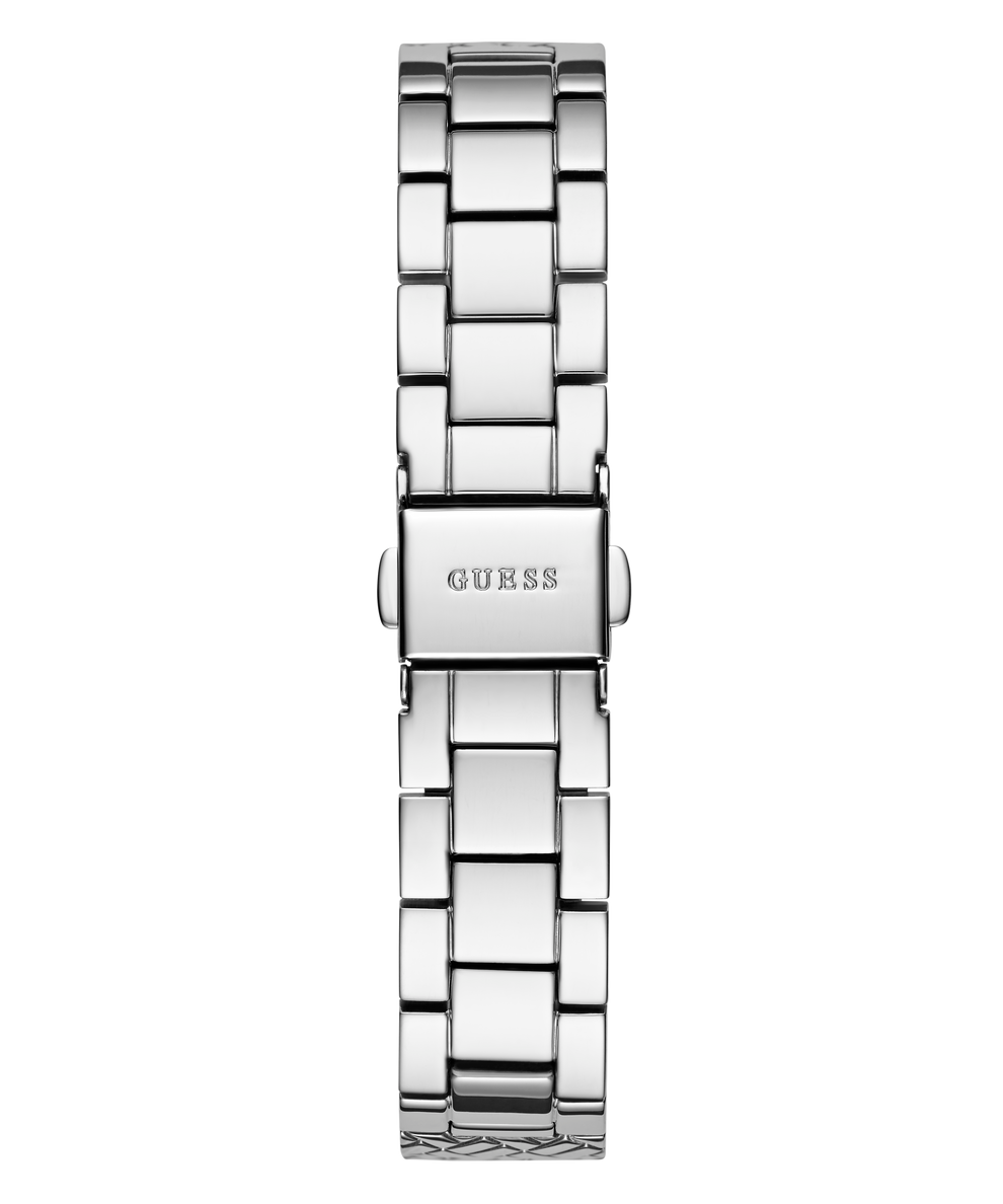 GW0763L1 GUESS Ladies Silver Tone Analog Watch back