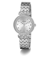 GW0763L1 GUESS Ladies Silver Tone Analog Watch angle