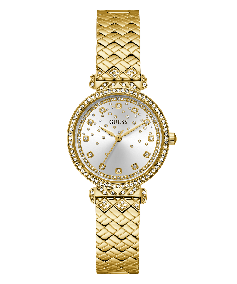 GW0763L2 GUESS Ladies Gold Tone Analog Watch