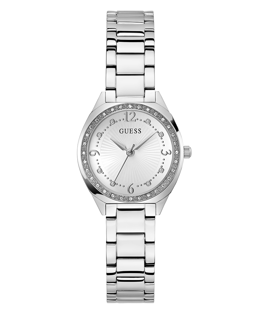 GW0767L1 GUESS Ladies Silver Tone Analog Watch