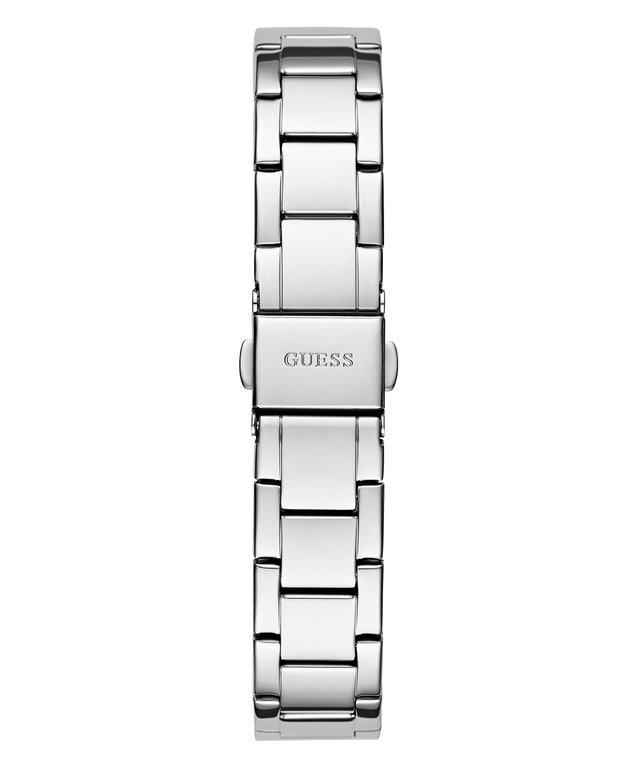 GW0767L1 GUESS Ladies Silver Tone Analog Watch back view