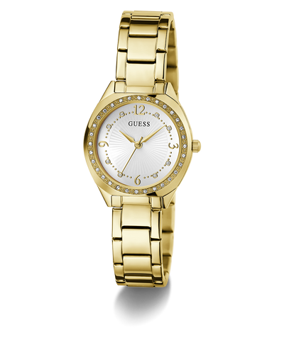 GW0767L2 GUESS Ladies Gold Tone Analog Watch angle