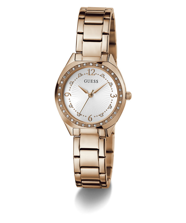 GW0767L3 GUESS Ladies Rose Gold Tone Analog Watch angle