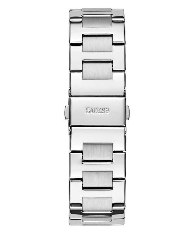 GW0769L1 GUESS Ladies Silver Tone Multi-function Watch back view