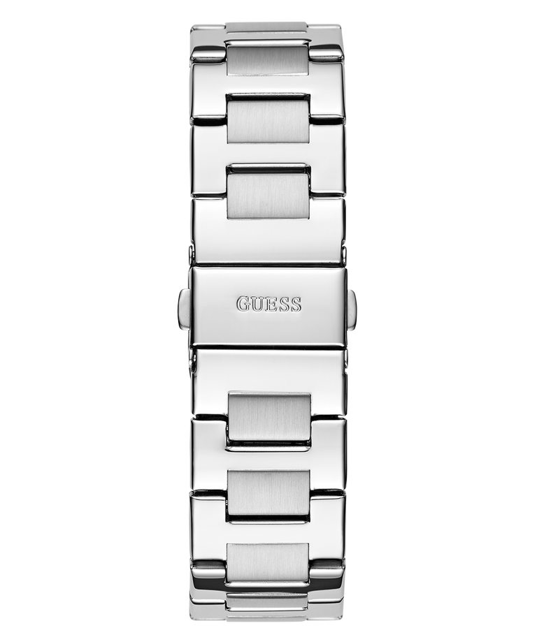 GW0769L1 GUESS Ladies Silver Tone Multi-function Watch back view