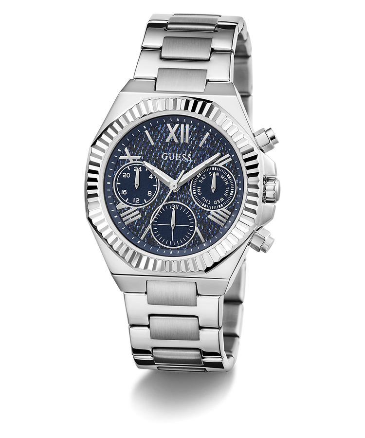 GW0769L1 GUESS Ladies Silver Tone Multi-function Watch angle