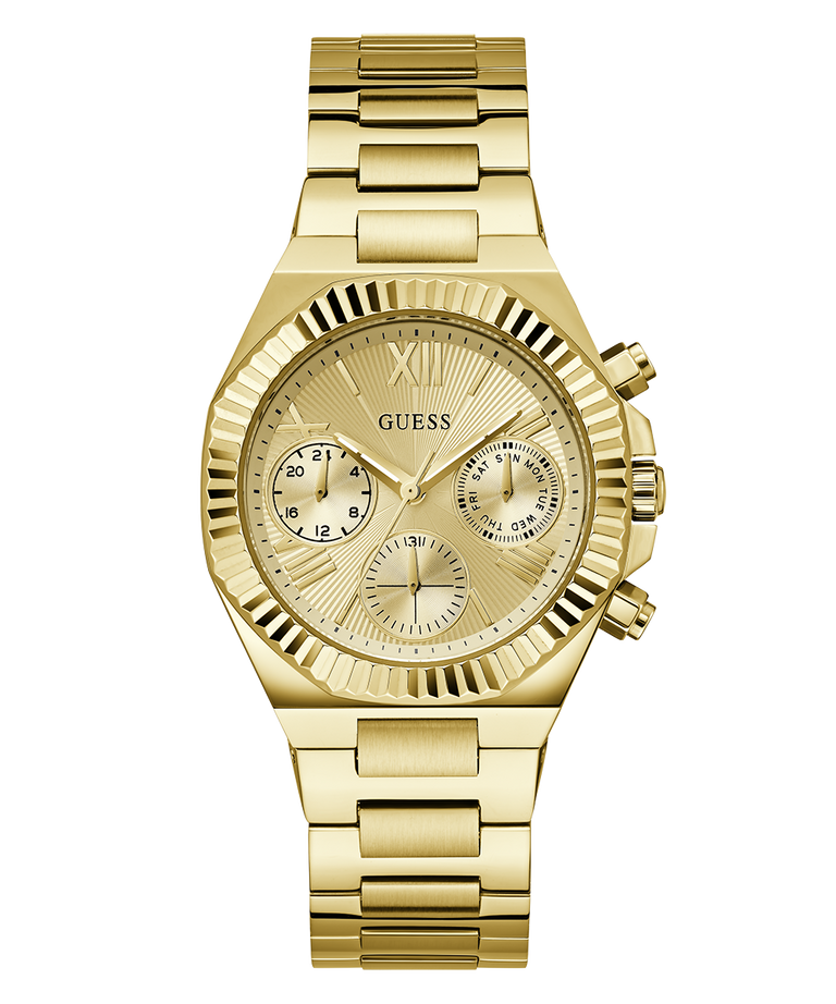 GW0769L2 GUESS Ladies Gold Tone Multi-function Watch