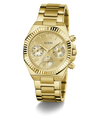 GW0769L2 GUESS Ladies Gold Tone Multi-function Watch angle