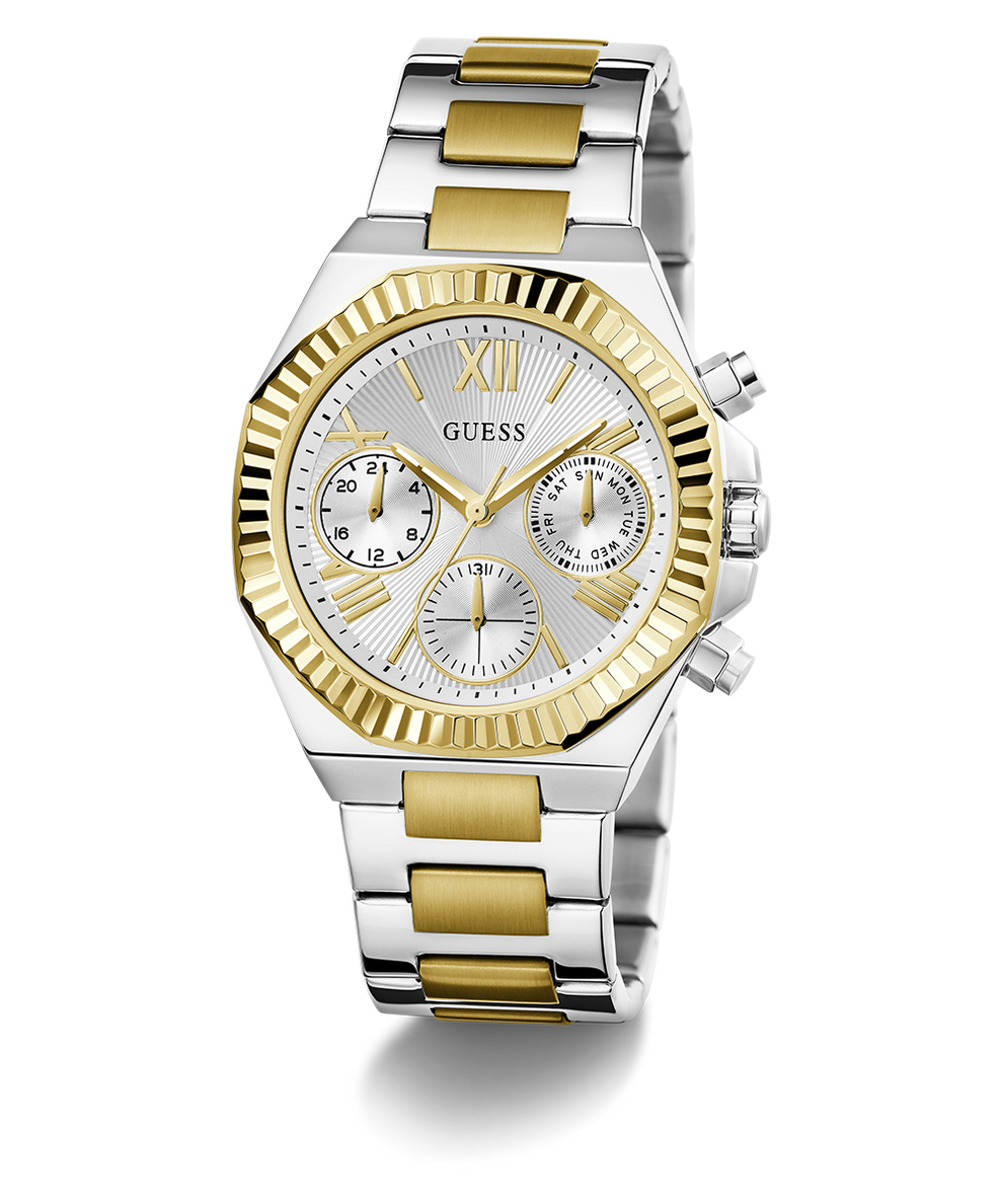 GW0769L3 GUESS Ladies 2-Tone Multi-function Watch angle