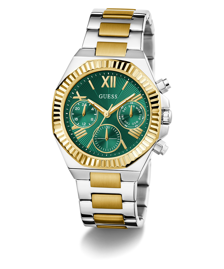 GW0769L4 GUESS Ladies 2-Tone Multi-function Watch angle