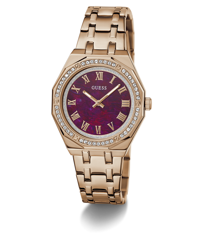 GW0770L3 GUESS Ladies Rose Gold Tone Analog Watch angle