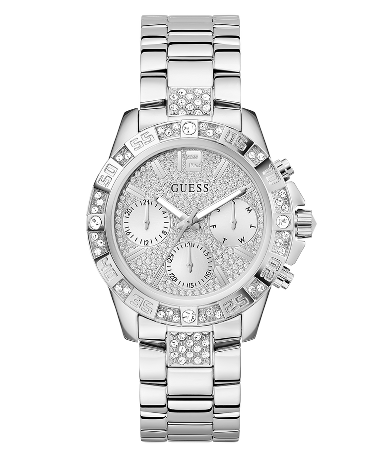 GW0771L1 GUESS Ladies Silver Tone Multi-function Watch