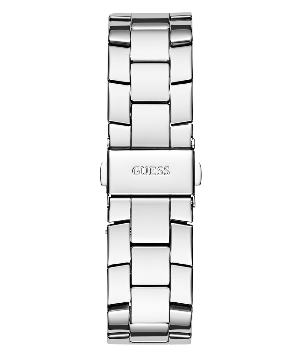 GW0771L1 GUESS Ladies Silver Tone Multi-function Watch back view