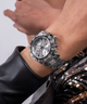 GW0771L1 GUESS Ladies Silver Tone Multi-function Watch lifestyle