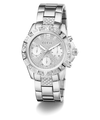 GW0771L1 GUESS Ladies Silver Tone Multi-function Watch angle