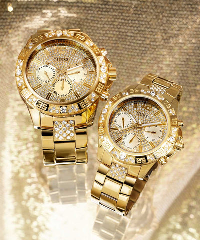 GW0771L2 GUESS Ladies Gold Tone Multi-function Watch lifestyle mens and womens watch