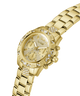 GW0771L2 GUESS Ladies Gold Tone Multi-function Watch lifestyle angle