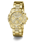 GW0771L2 GUESS Ladies Gold Tone Multi-function Watch angle