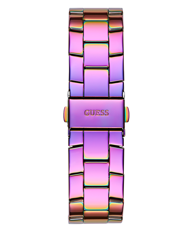 GW0771L4 GUESS Ladies Iridescent Multi-function Watch back view