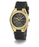 GW0773L2 GUESS Ladies Black Gold Tone Multi-function Watch angle