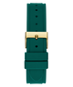 GW0774L2 GUESS Ladies Green Gold Tone Multi-function Watch back