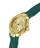 GW0774L2 GUESS Ladies Green Gold Tone Multi-function Watch lifestyle