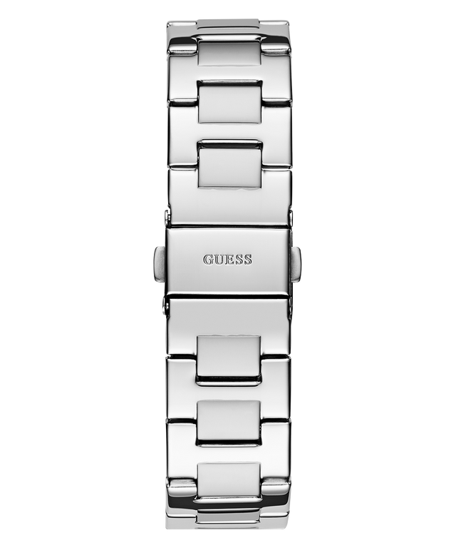 GW0777L1 GUESS Ladies Silver Tone Multi-function Watch back view