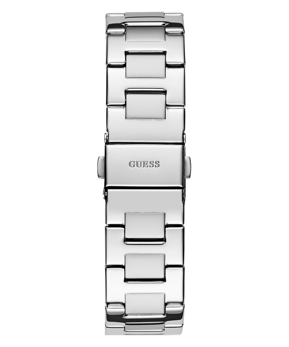 GW0777L1 GUESS Ladies Silver Tone Multi-function Watch back view