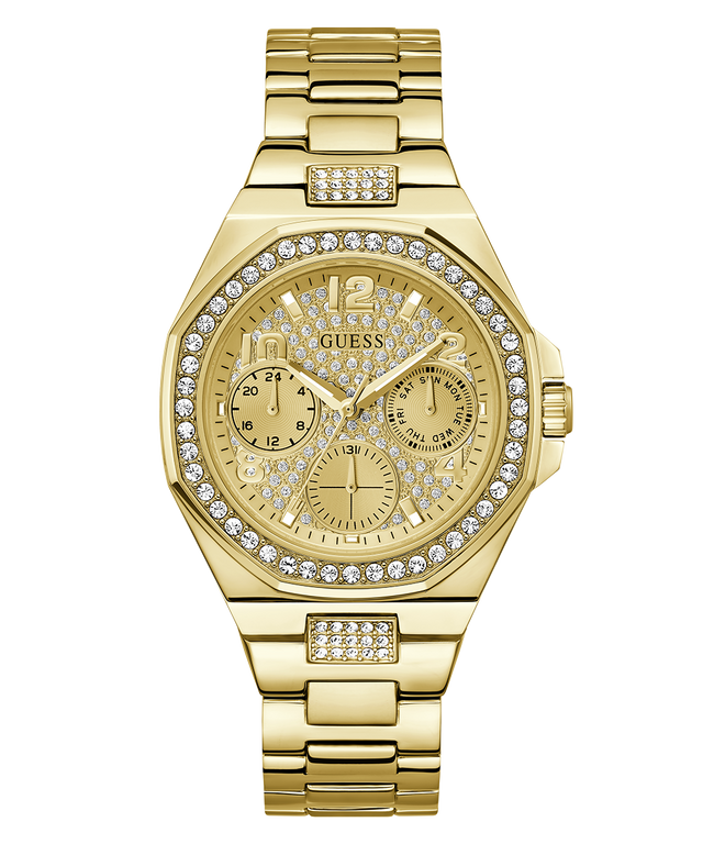 GW0777L2 GUESS Ladies Gold Tone Multi-function Watch