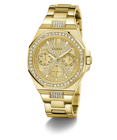 GW0777L2 GUESS Ladies Gold Tone Multi-function Watch angle