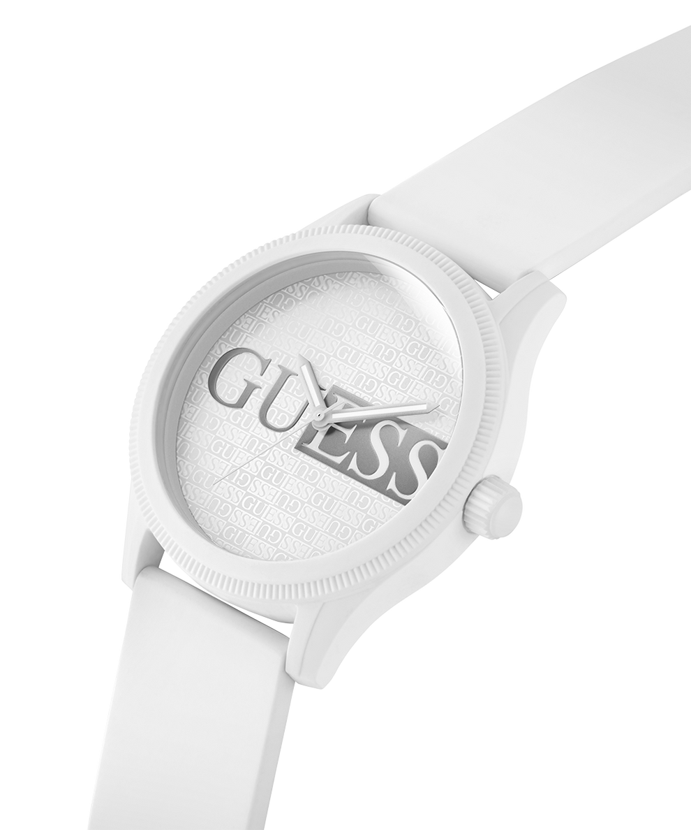 GW0780G1 GUESS Mens White Analog Watch lifestyle angle