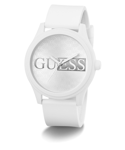 GW0780G1 GUESS Mens White Analog Watch angle