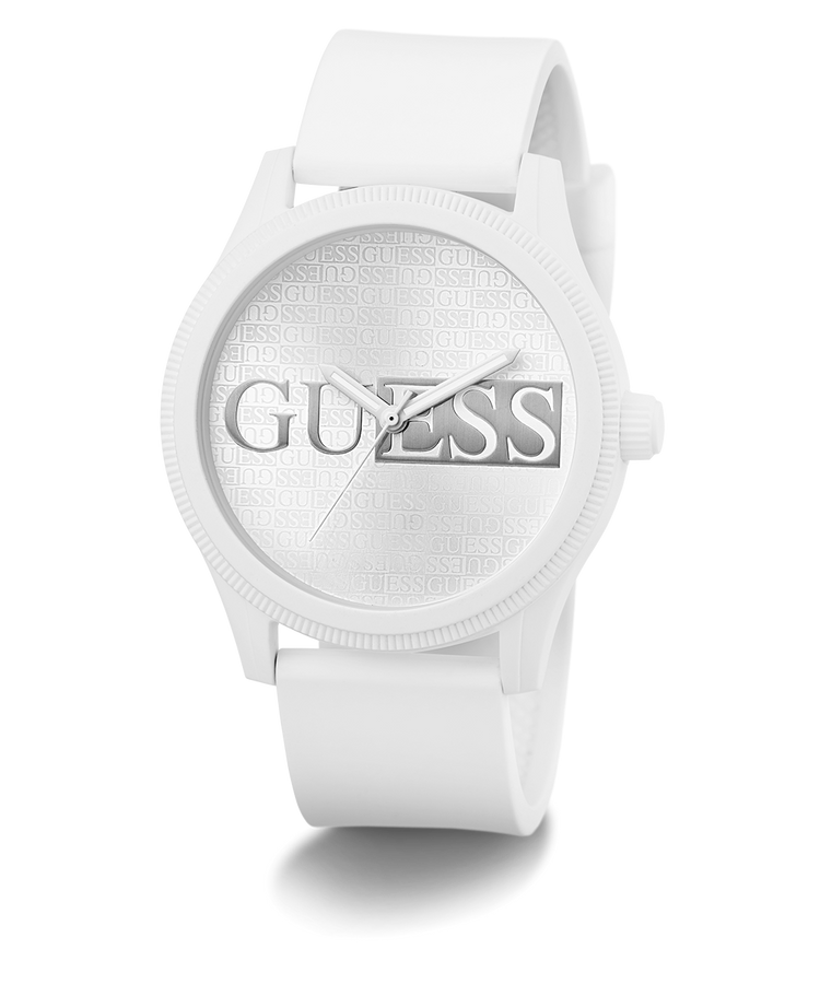 GW0780G1 GUESS Mens White Analog Watch angle