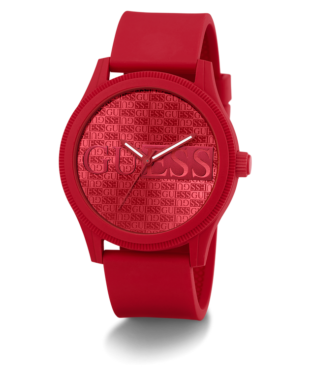 GW0780G2 GUESS Mens Red Analog Watch angle