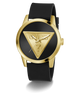 GW0781G4 GUESS Mens Black Gold Tone Analog Watch angle