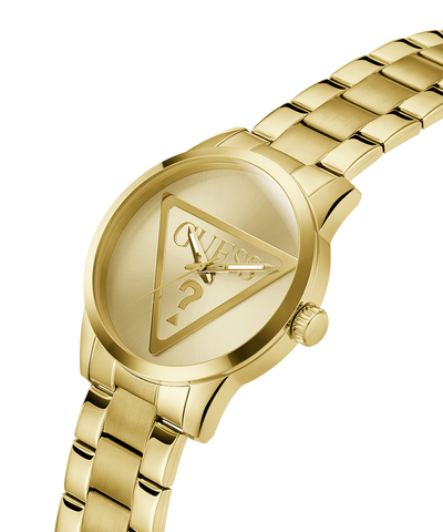 GW0782G1 GUESS Mens Gold Tone Analog Watch lifestyle angle