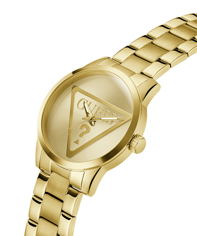 GW0782G1 GUESS Mens Gold Tone Analog Watch lifestyle angle