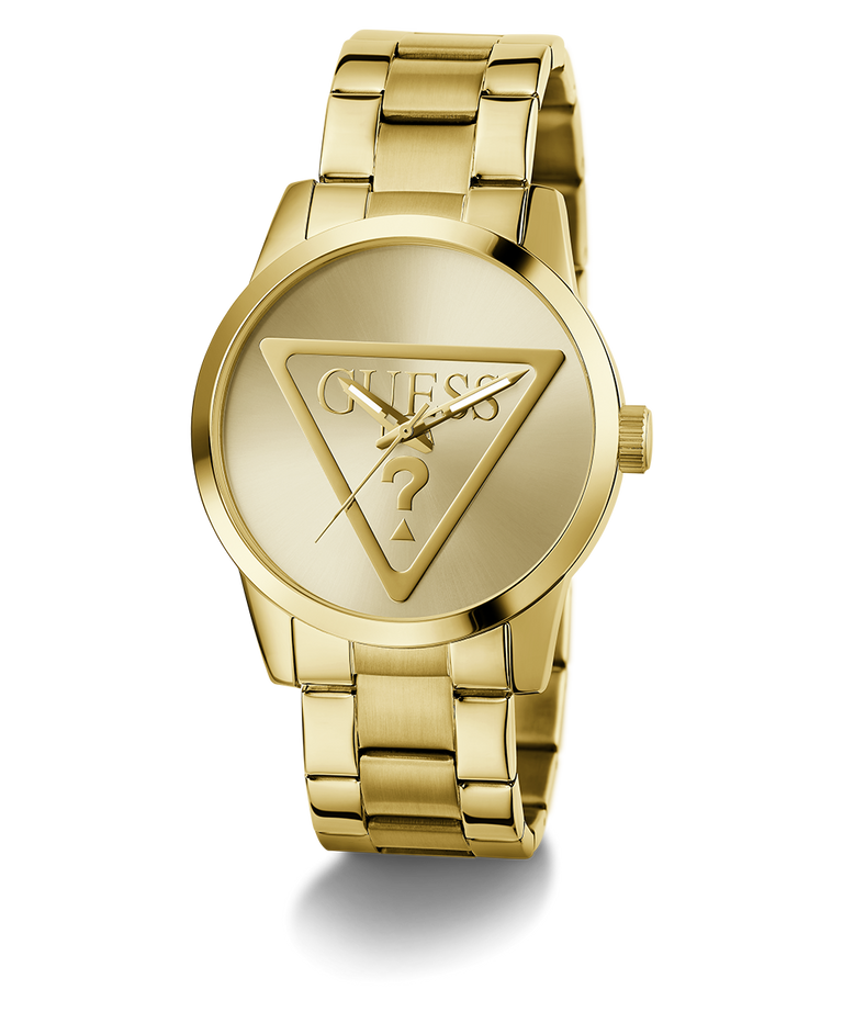 GW0782G1 GUESS Mens Gold Tone Analog Watch angle