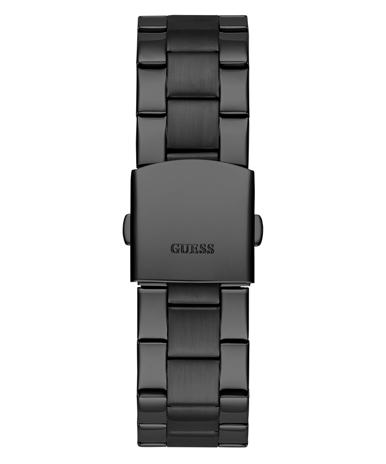 GW0782G2 GUESS Mens Black Analog Watch back view