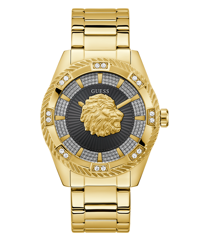 GW0783G1 GUESS Mens Gold Tone Analog Watch