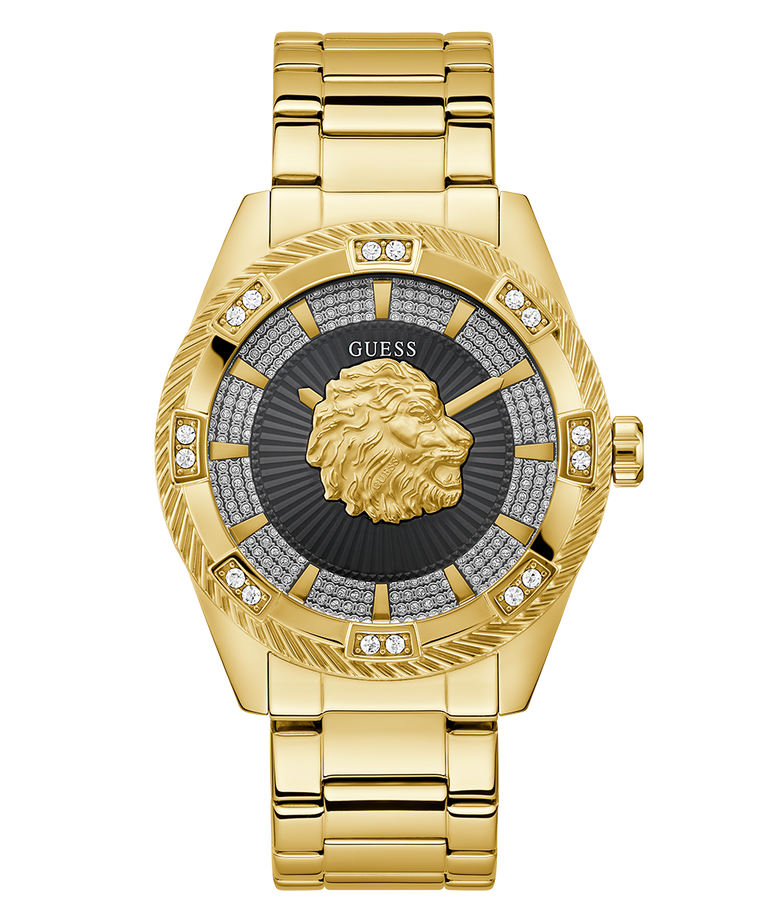 GW0783G1 GUESS Mens Gold Tone Analog Watch