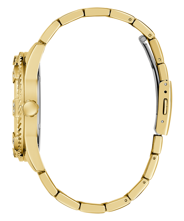 GW0783G1 GUESS Mens Gold Tone Analog Watch side view