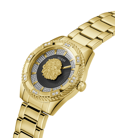 GW0783G1 GUESS Mens Gold Tone Analog Watch lifestyle angle